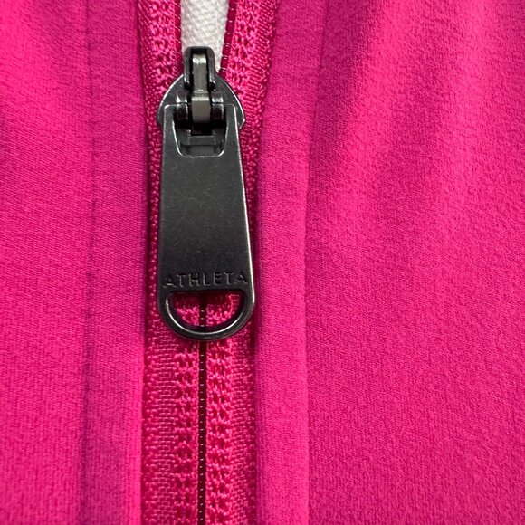 EUC Athleta Full Zip Jacket Pink Size M - Picture 8 of 8